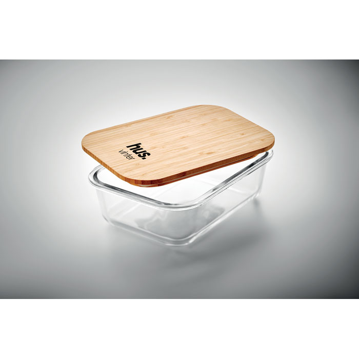 TUNDRA LUNCHBOX - Lunchbox Glas mit Bambus