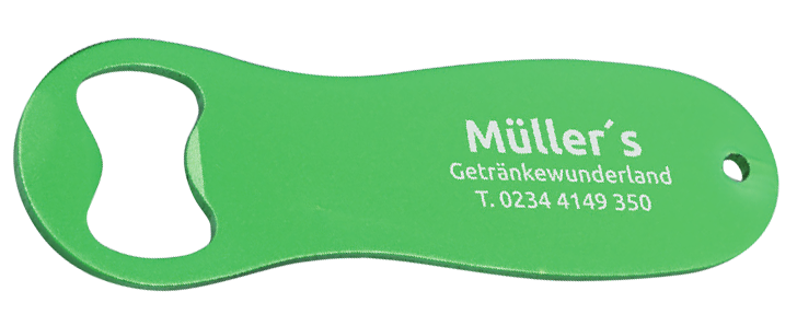 Flaschenöffner FABIO - grün