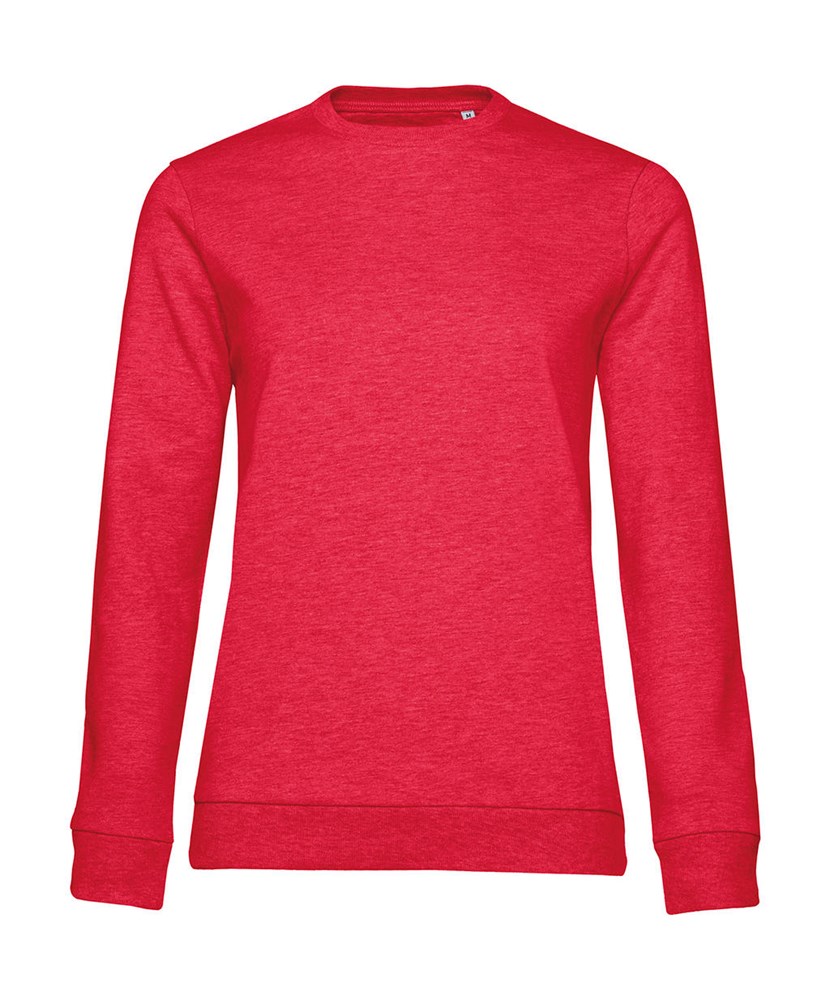 #Set In /women French Terry - Heather Red