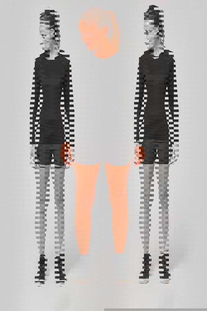 PA444CC - Damen Basic Sport Funktionsshirt Langarm