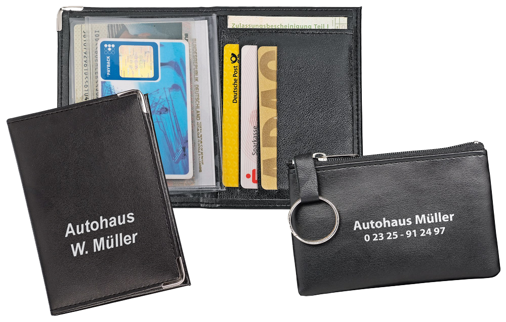 DUO aus Ausweis- und Schlüsseltasche