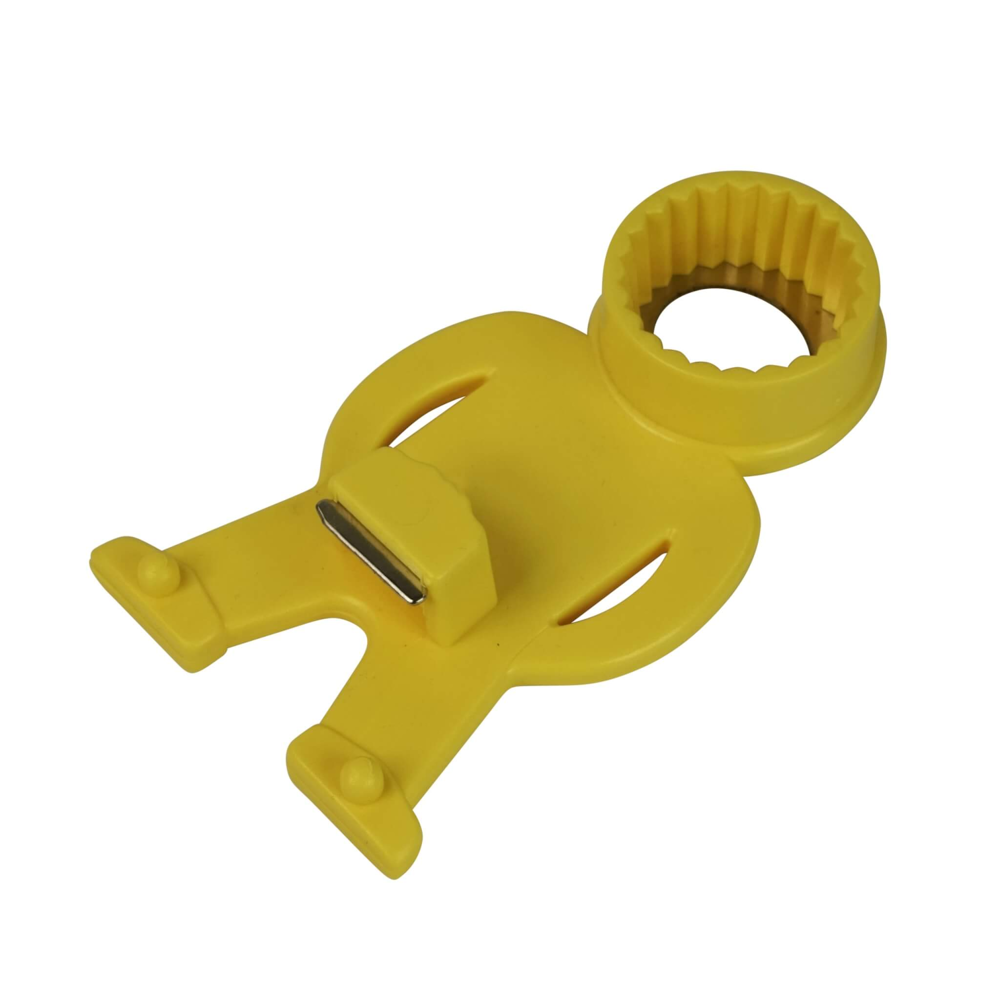 Flaschenöffner MANFRED - ohne Füße - gelb