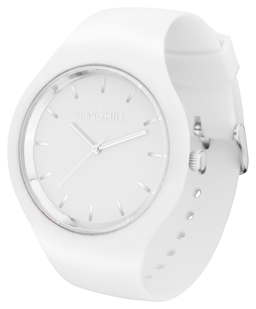 Kunststoffuhr SNAKE - weiss