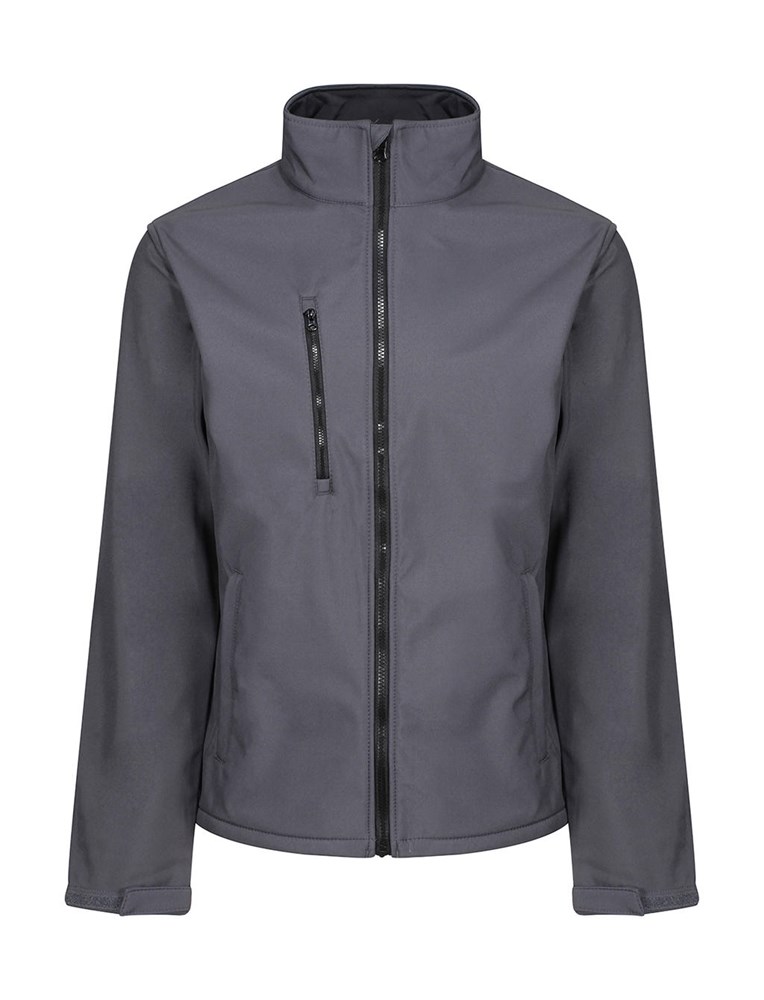 Ablaze 3 Layer Softshell Jacket - Seal Grey/Black