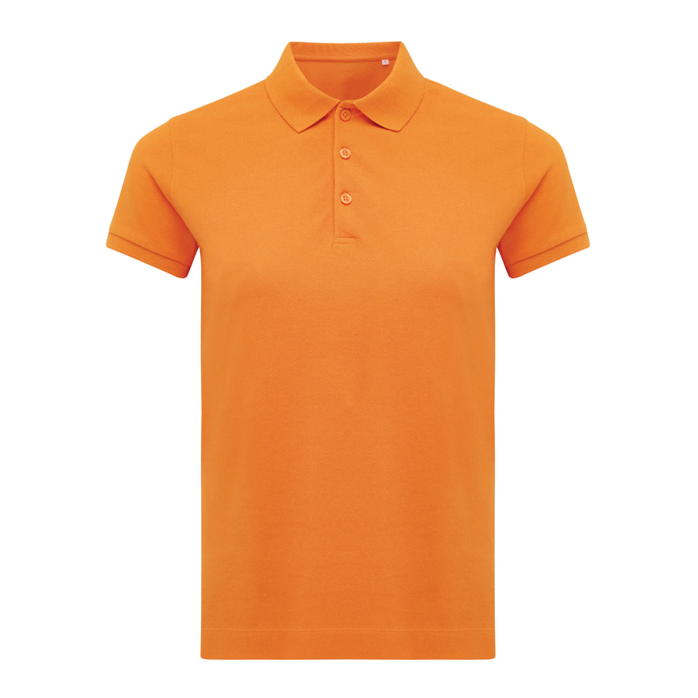 IQONIQ Yosemite Damen Piqué-Poloshirt aus rec. Baumwolle - orange (± PMS 16-1255 TCX)