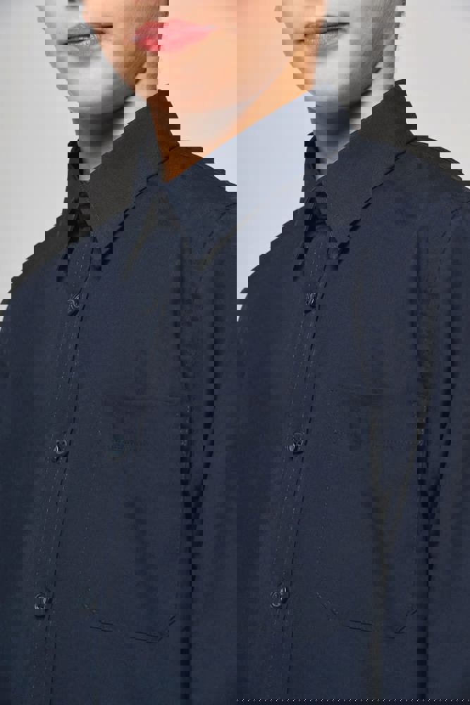 K521 - Kinder Popelin-Hemd Langarm