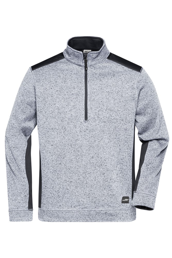 White-melange/carbon (ca. Pantone white
425U)