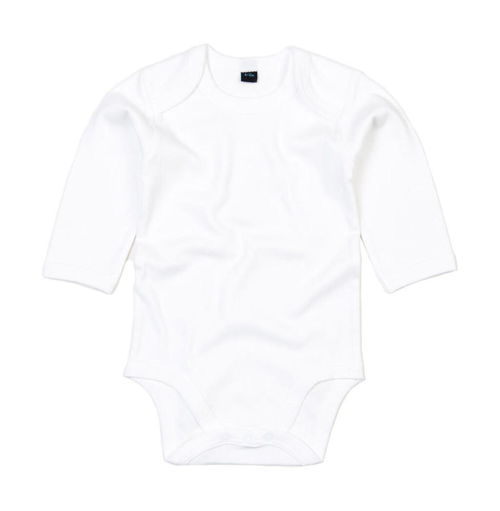 Baby long Sleeve Bodysuit - White