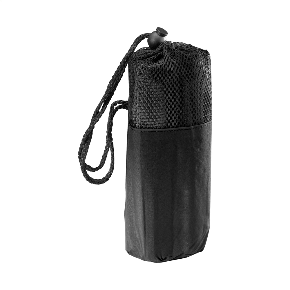 Drizzle - Poncho - schwarz