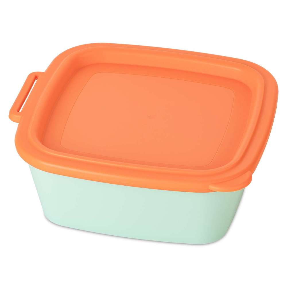 KOZIOL NORA BOX 750ml Schale 750ml mit Deckel - sweet green/strong coral