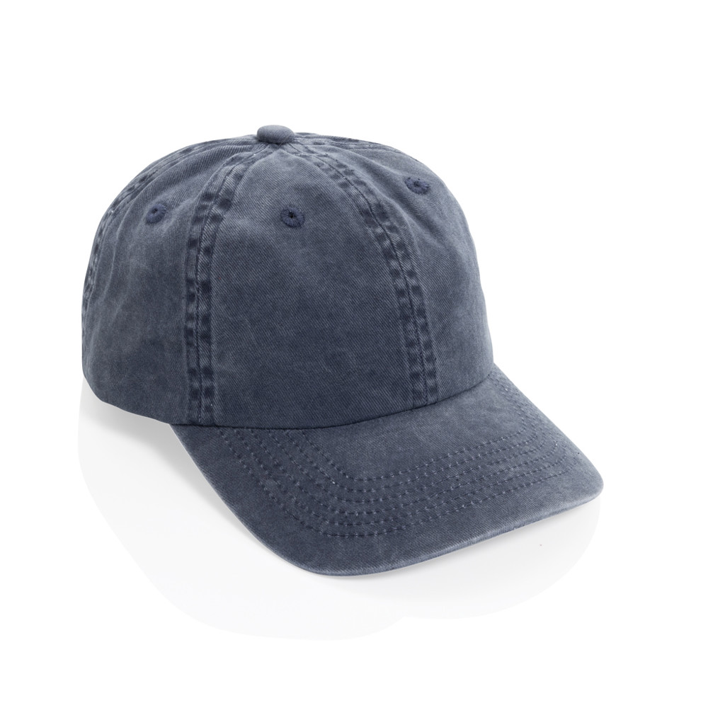 BEAU AWARE™ Washed 6-Panel Kappe aus 270gr/m² Baumwolltwill