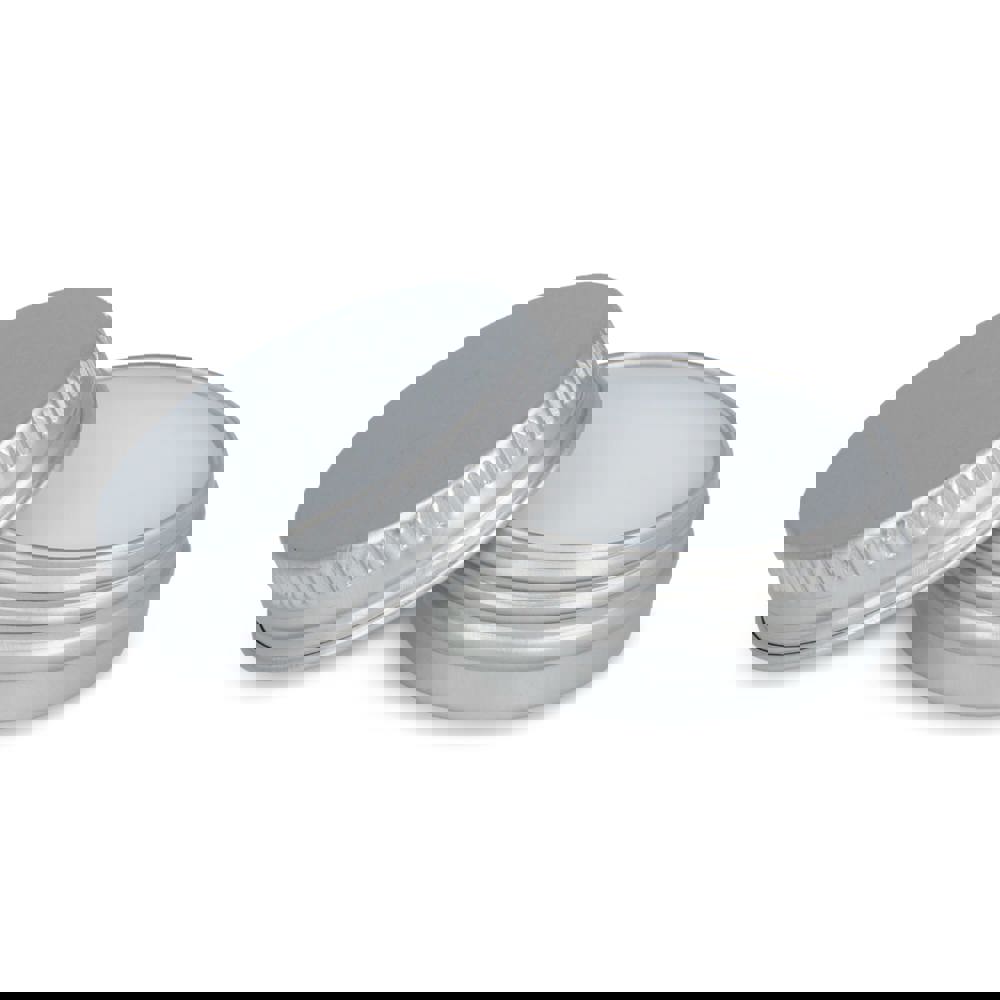 Runde Lippenbalsam-Dose aus recyceltem Aluminium