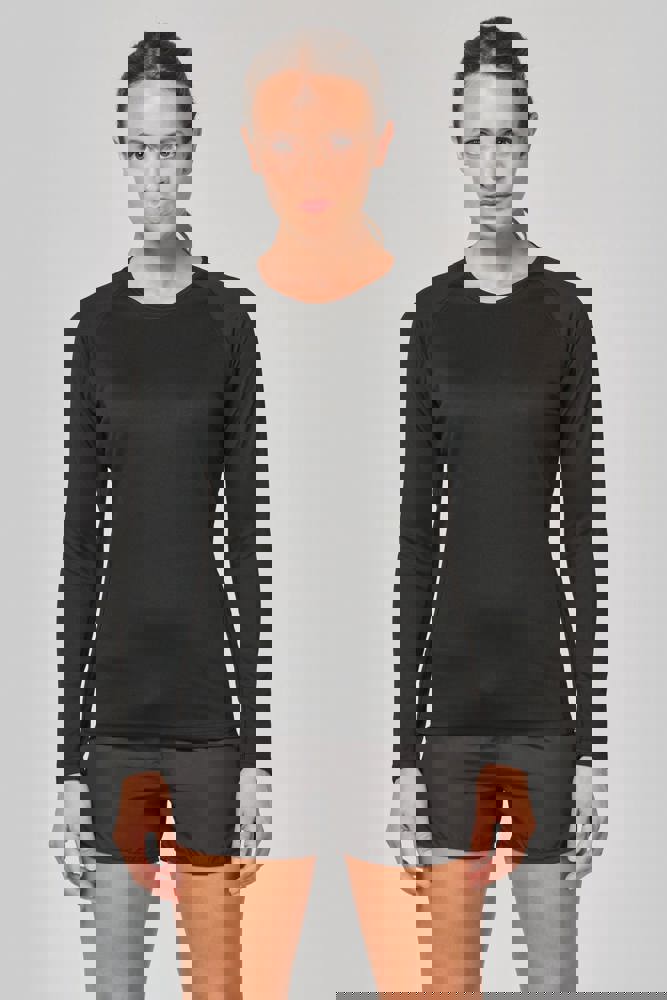 PA444CC - Damen Basic Sport Funktionsshirt Langarm