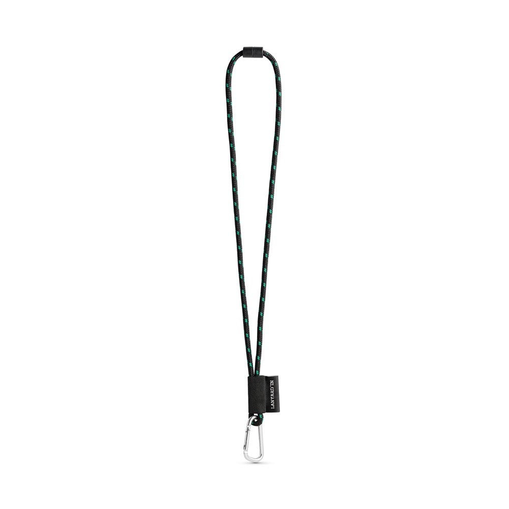 75091. Lanyard Nautic Long Set. Standardmodelle - Schwarz, Grün