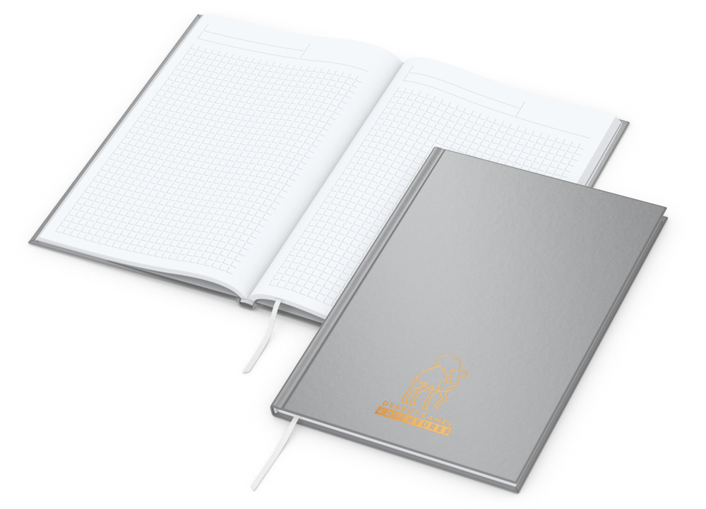 Notizbuch Memo-Book EXPRESS, A5, silber