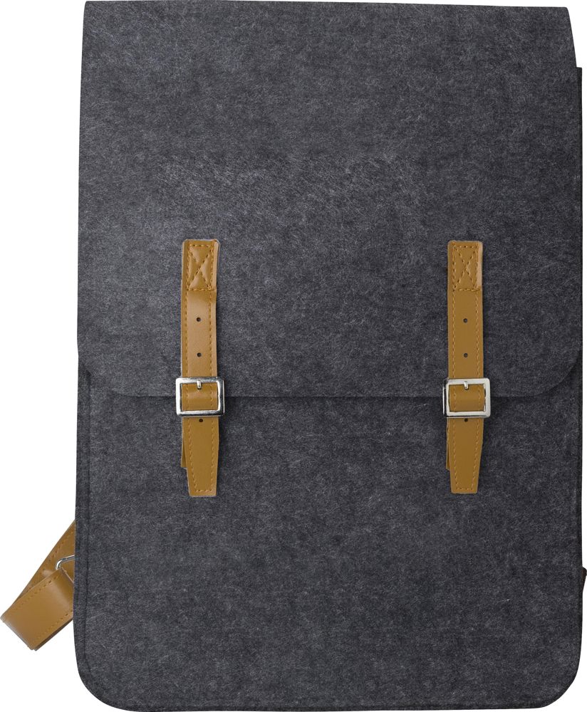 rPET-Filz-Rucksack Avery - Grau