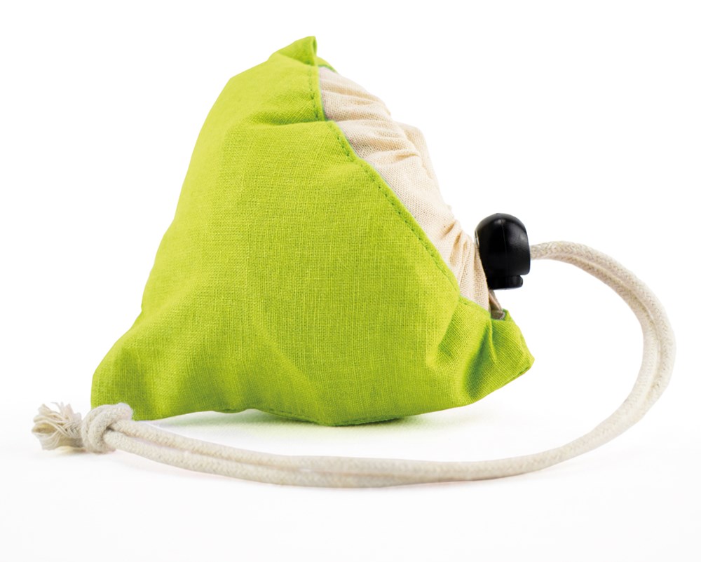Faltshopper Bally aus Fairtrade Baumwolle - lime