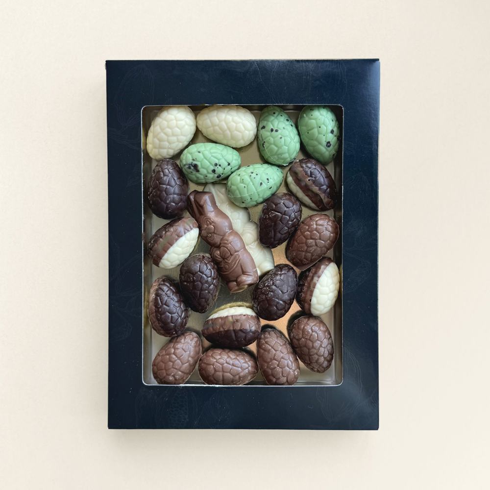 Große Schokoladen-Ostereier und -Hasen | Geschenkbox | 312g