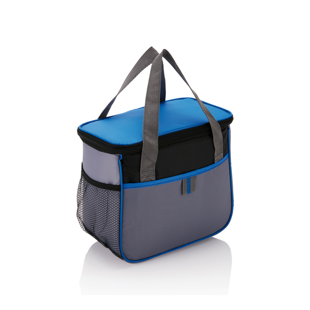 Basic Kühltasche - blau, grau (± PMS 285/ ± PMS Cool Grey 8)