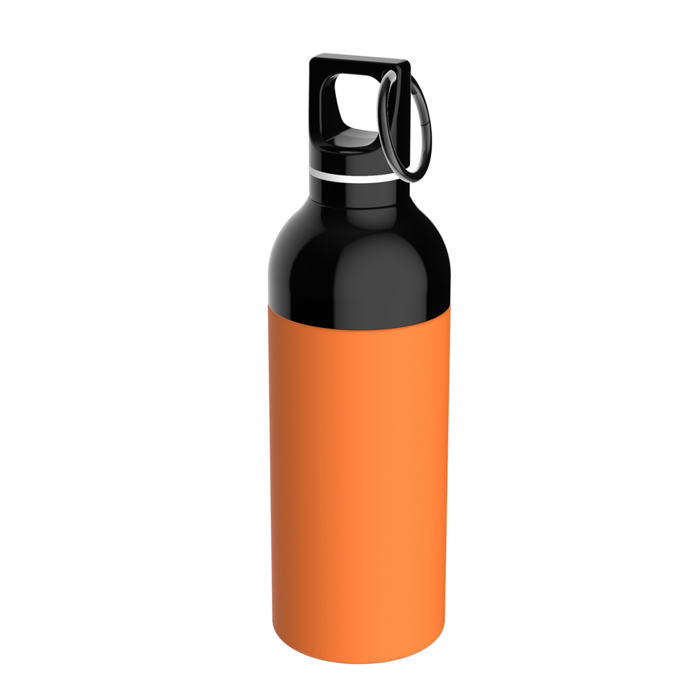 Trinkflasche RETUMBLER-DUIX STEEL - weiß, orange