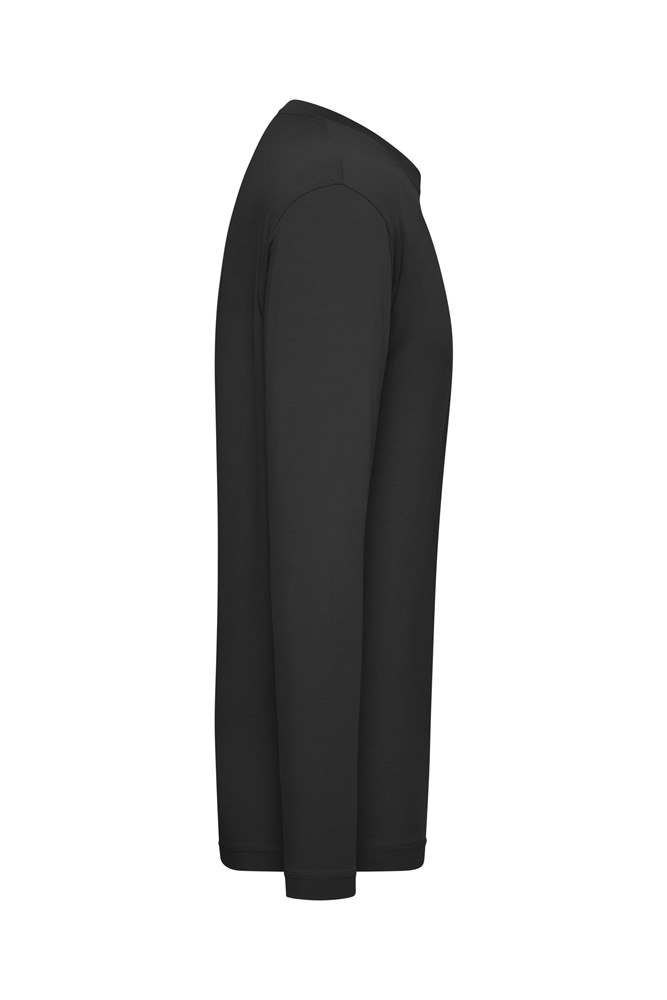 Men's ORGANIC Stretch-Longsleeve Work - SOLID -   OCS Blended