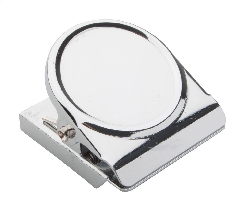 MagNote - Kühlschrankmagnet und Clip - silber