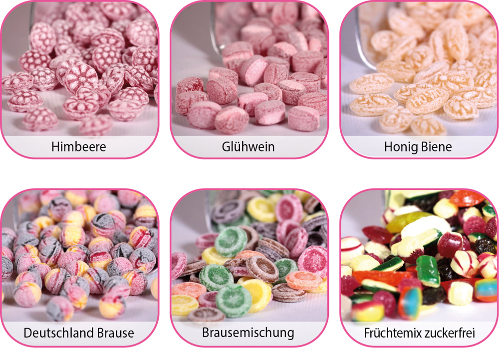 Runddose 99 120 g  ,  Inhalt:  Bonbons Deutschland Brause