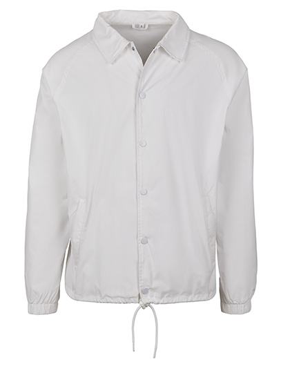Build Your Brand - Coach Jacket - White