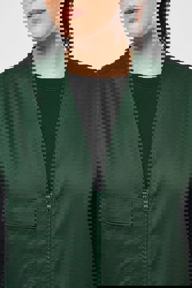 WK608 - Unisex-Weste aus  Baumwollpolyester mit mehreren Taschen