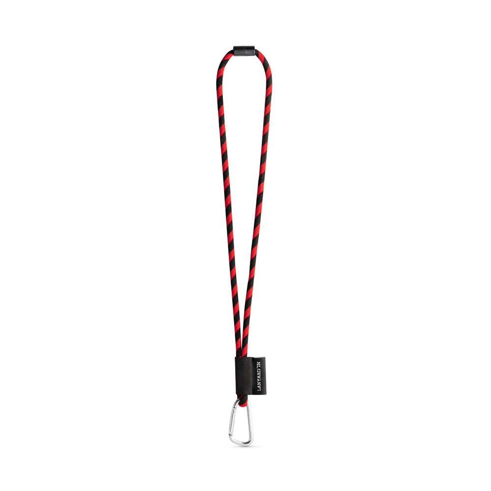 75089. Lanyard Tube Long Set II. Standardmodelle - Schwarz, Rot