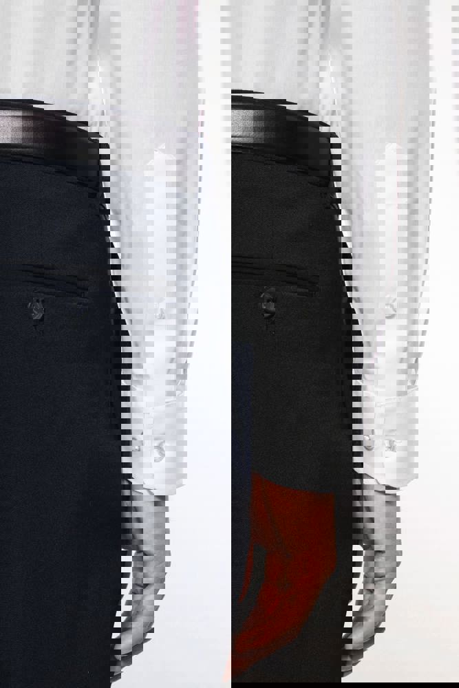 K515C - Herrenhemd mao-kragen langarm