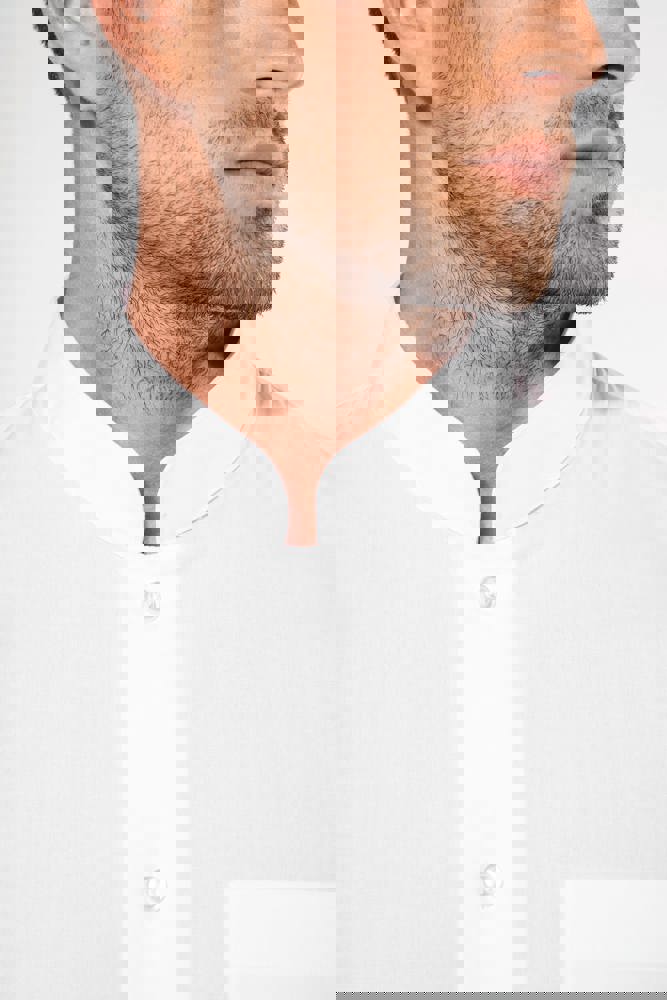 K515C - Herrenhemd mao-kragen langarm