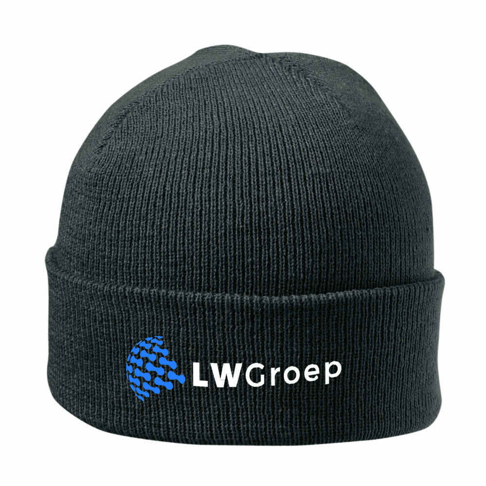 Beanie With Brim - grau