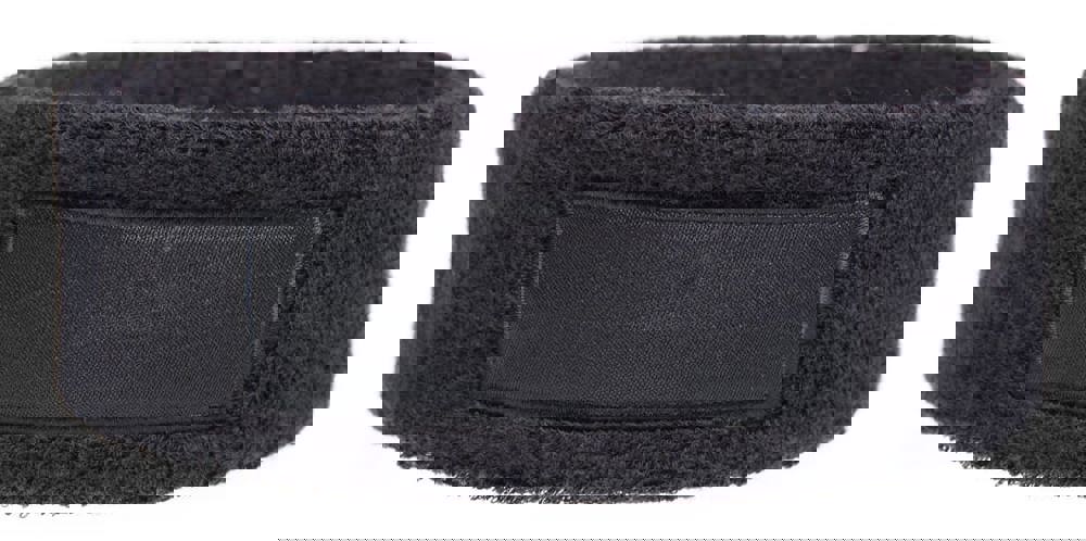 Frottier Stirnband mit Label