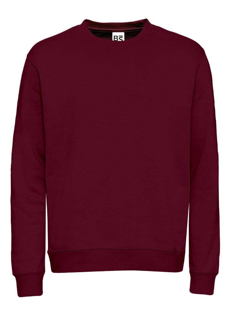 BS Atlas Pullover, 280 gr/m² - Weinrot (PMS 7428C)