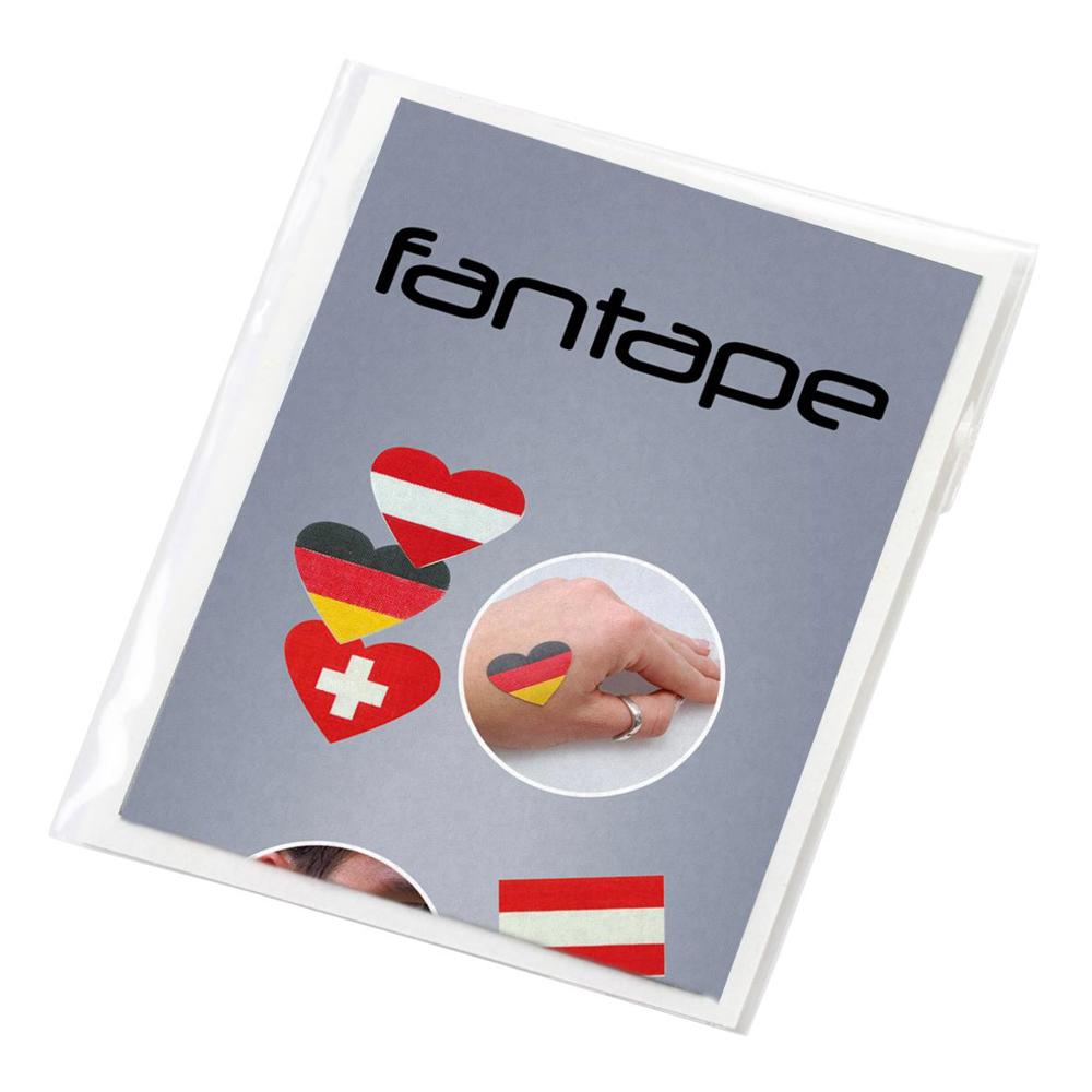 Fantape "Herz", 4er-Set
