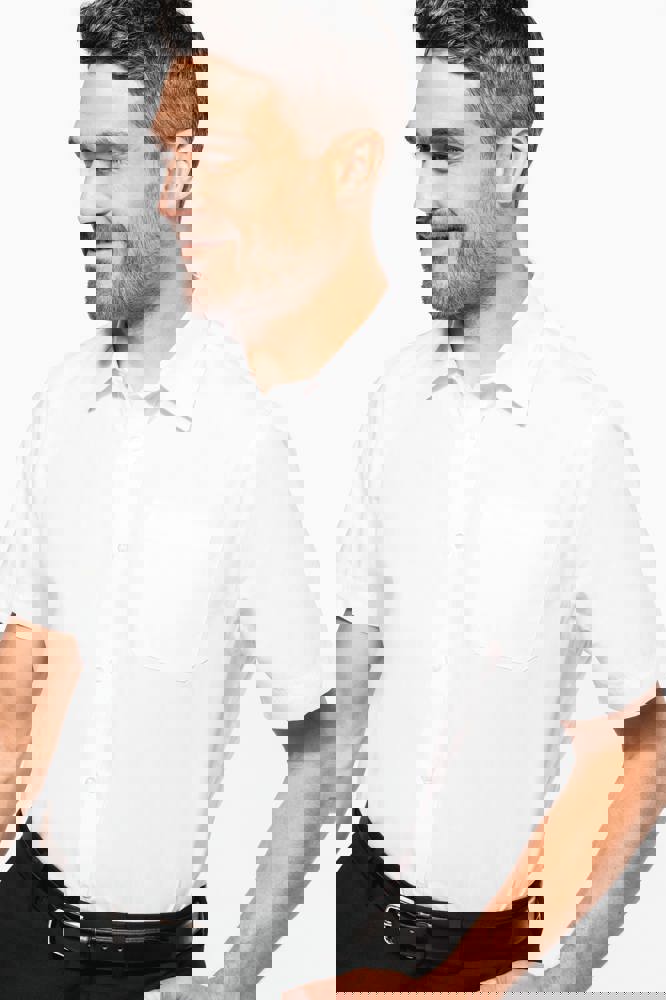 K543C - Herren Popelinehemd Kurzarm