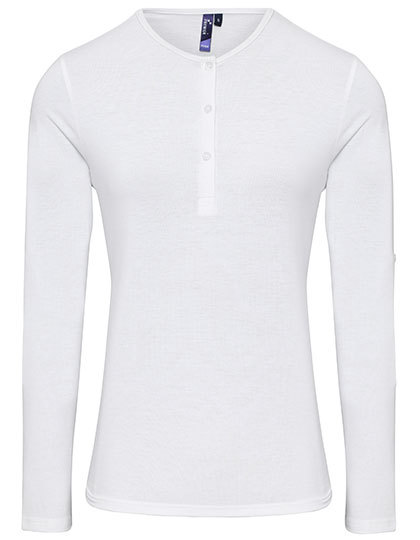 Premier Workwear - Women´s Long-John Roll Sleeve Tee