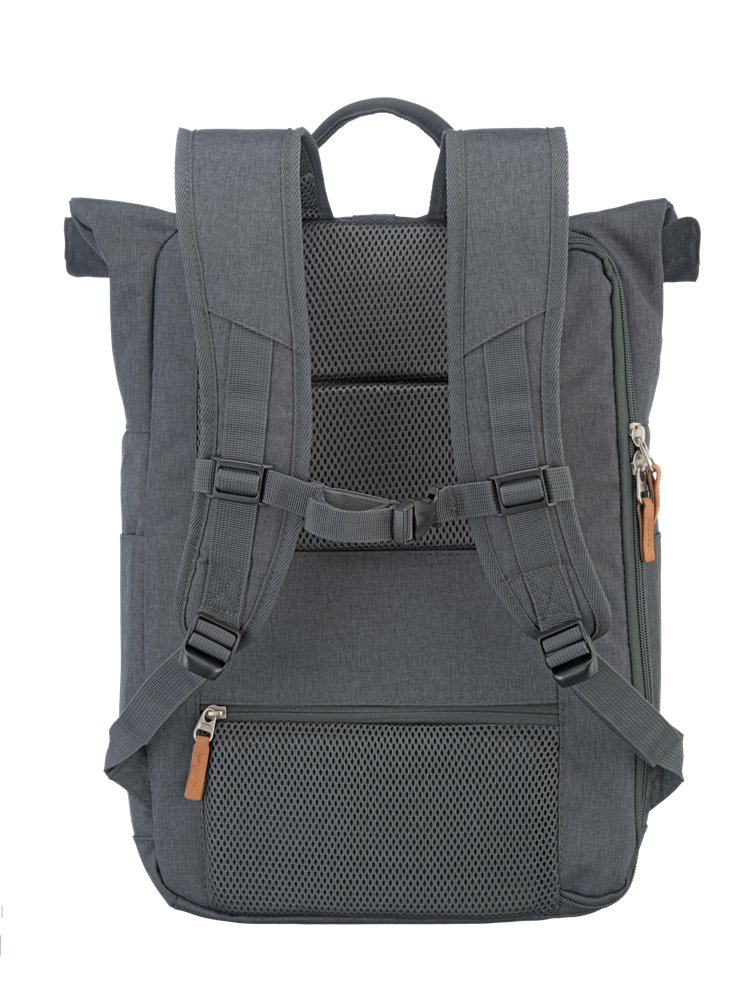 TRAVELITE BASICS Rollup Rucksack, Anthrazit