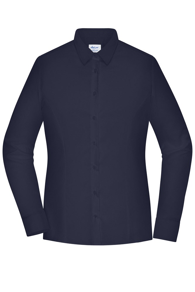 Ladies' Shirt - SLIM FIT - - Navy (ca. Pantone 296C)