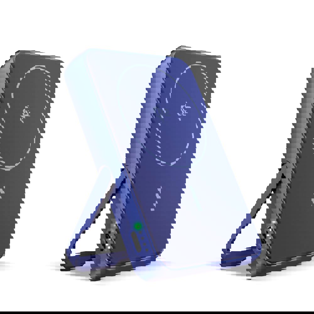 Fresh 'n Rebel Kabellose Powerbank 10000 mAh kompatibel mit MagSafe - blau