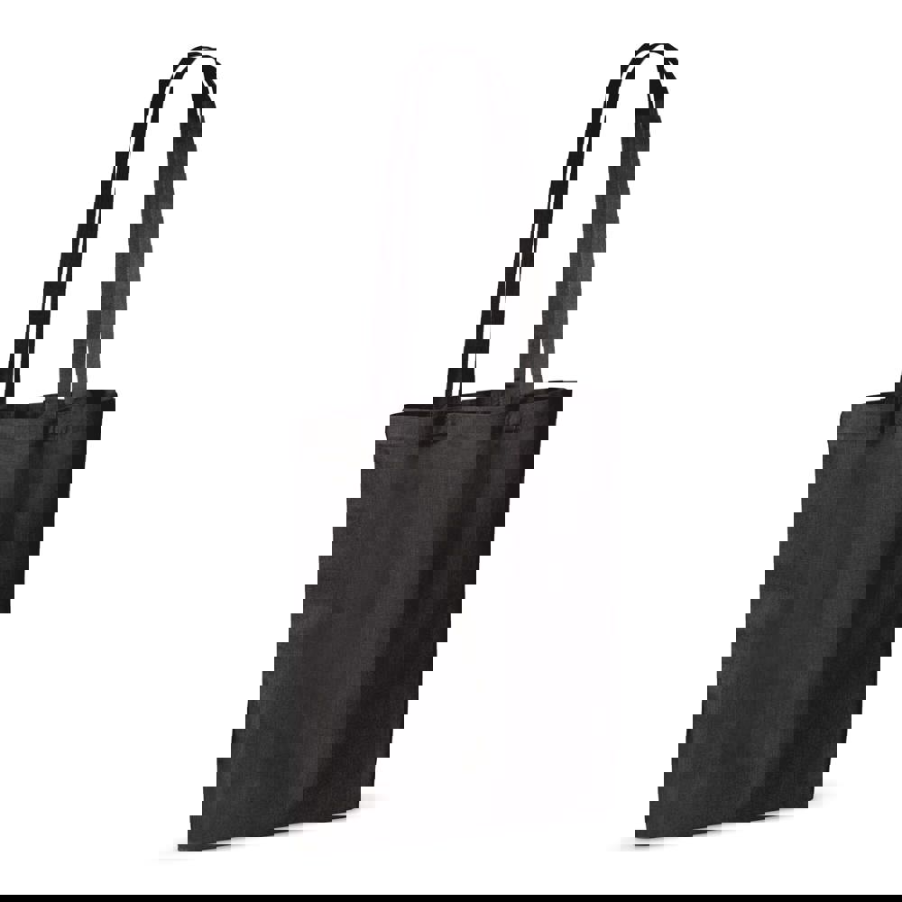 Umhängetasche Baumwolle OEKO-TEX® 140g/m² 38x42cm - Schwarz