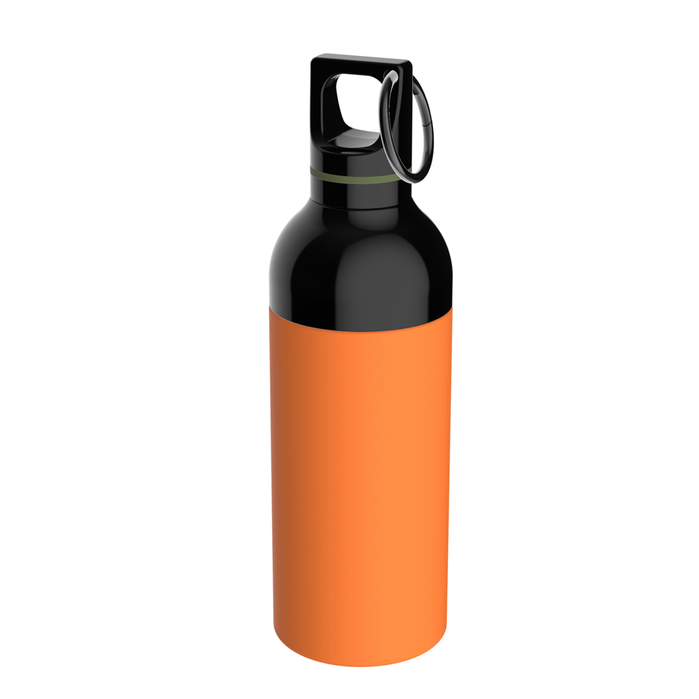 Trinkflasche RETUMBLER-DUIX STEEL - olivgrün, orange