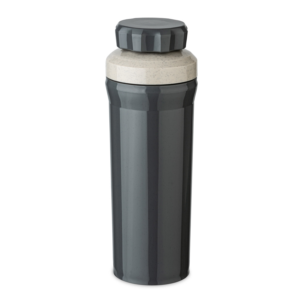 Koziol OLLI 0,5 Trinkflasche 500ml - nature ash grey