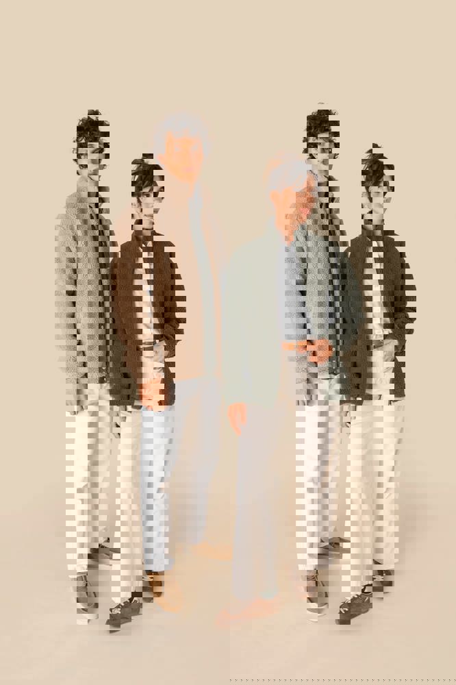 SP404 - Unisex-Sweatshirt aus Sherpa mit Reißverschluss und überschnittenen Schultern