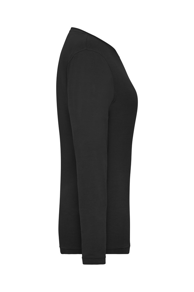 Ladies' ORGANIC Stretch-Longsleeve Work - SOLID -   OCS Blended
