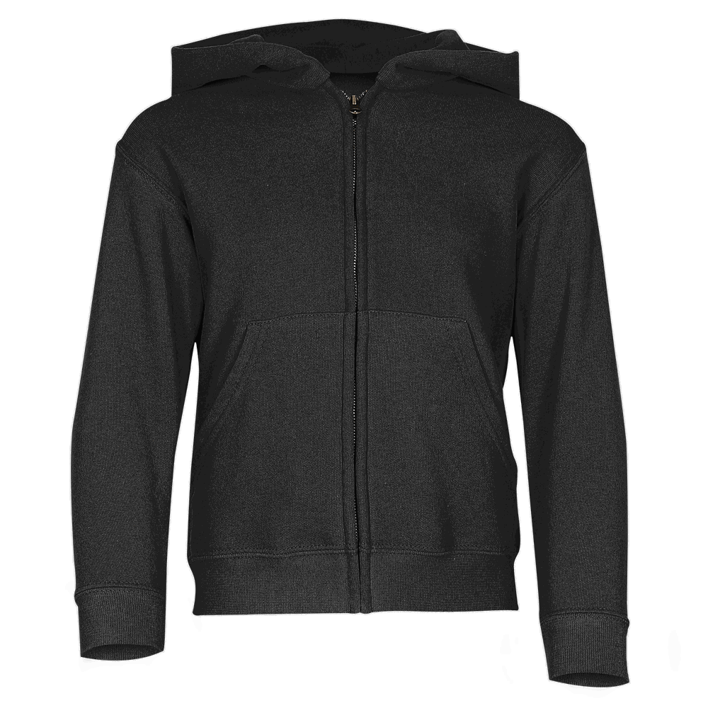 620450 - Kids Classic Hooded Sweat Jacket, schwarz, 116