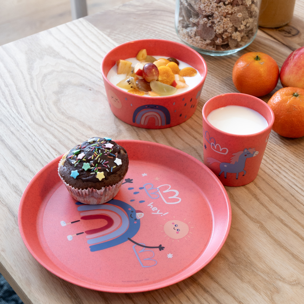 Koziol CONNECT DREAMS Kleiner Teller + Schale + Becher