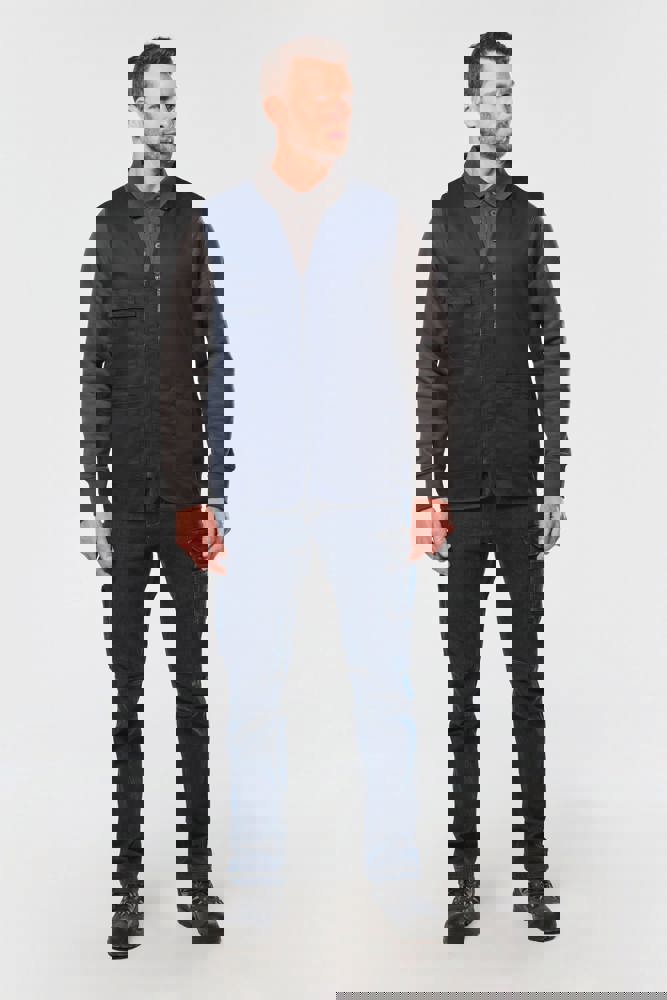 WK608 - Unisex-Weste aus  Baumwollpolyester mit mehreren Taschen