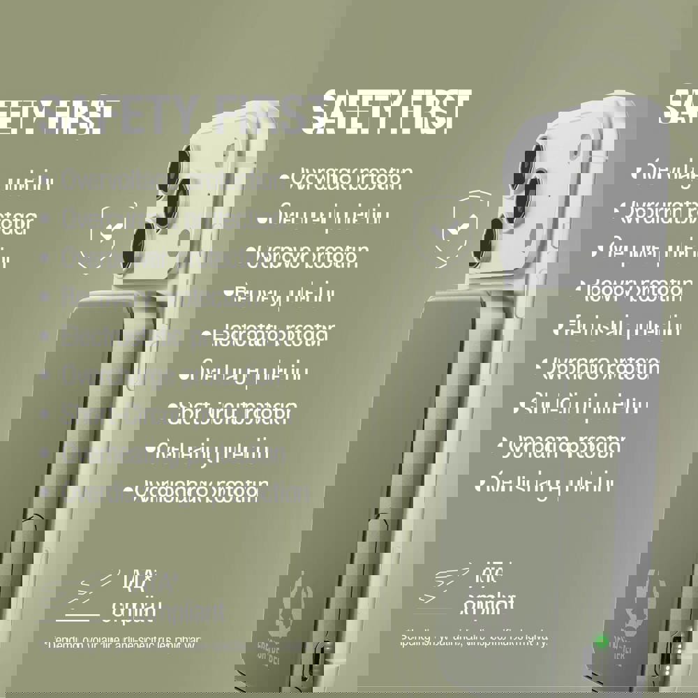 Fresh 'n Rebel Kabellose Powerbank 10000 mAh kompatibel mit MagSafe